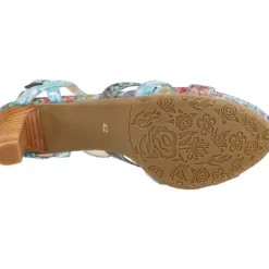 Sandales|Talons*Laura Vita Alcbaneo 01 Turquoise
